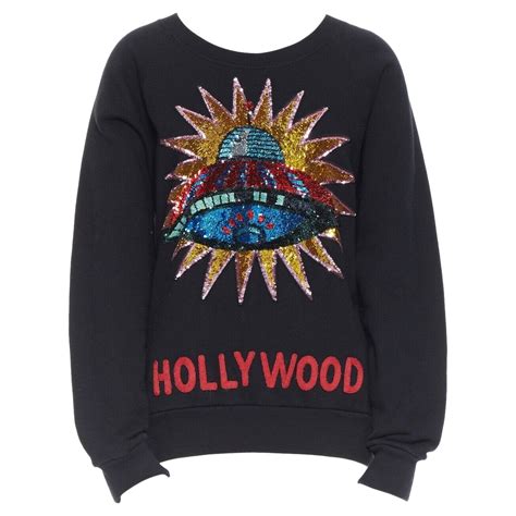 gucci loved ufo sweater black